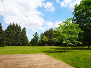 Een mooie, zonnige tuin voor uw evenement